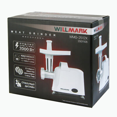 Электромясорубка WILLMARK WMG-2512X